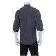 Chef Works SK3001DGYXS Brighton Chef Coat XS