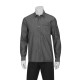 Chef Works SKL001BLKXS Detroit Long-Sleeve Denim Shirt Black XS