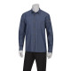 Chef Works SKL001IBLXS Detroit Long-Sleeve Denim Shirt Indigo Blue XS