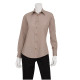 Chef Works SLWCH002ECRXS Women's Chambray Shirt Ecru XS