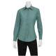 Chef Works SLWCH002GRMXS Women's Chambray Shirt Green Mist XS