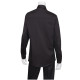 Chef Works SLWFZ003BLKXS Women's Zip-Front Shirt Black XS