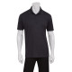 Chef Works ST650BLKXS Men's Sportek Polo Shirt Black XS