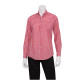Chef Works W500WRCXS Women's Gingham Dress Shirt Red XS