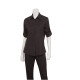 Chef Works WPDSBLK2XL Women's Two-Pocket Shirt Black 2XL