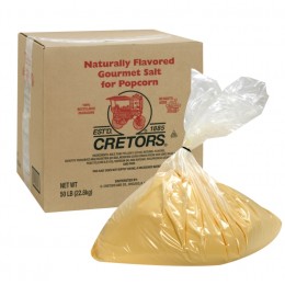 Cretors 9795 Original Butter Flavor Popcorn Salt 50 lb Bag