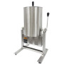 Cretors DF12AF-CR-F 12oz Popcorn / 2.5gl Candy Double Feature Caramelizer / Popper Counter Stand 120V