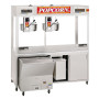 Cretors M560D1E-71OX-CAV2 Twin Mach 5 48/60oz SS Kettles 6' Floor Model with Cretors Ventless/ANSUL Fire Suppression 208V
