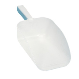 Gold Medal 2076 Large White Plastic All Purpose Scoop