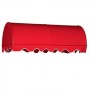 Gold Medal 2444 Tite Topper Barrel Style Awning Red